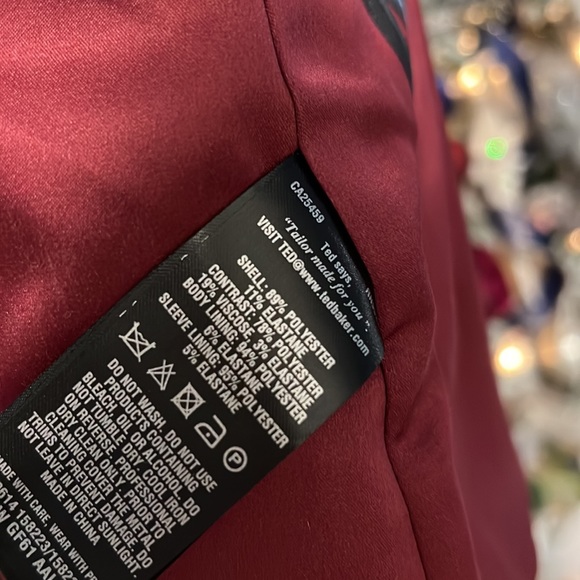 TED BAKER,BLACK TUXEDO STYLE JACKET - Picture 13 of 14